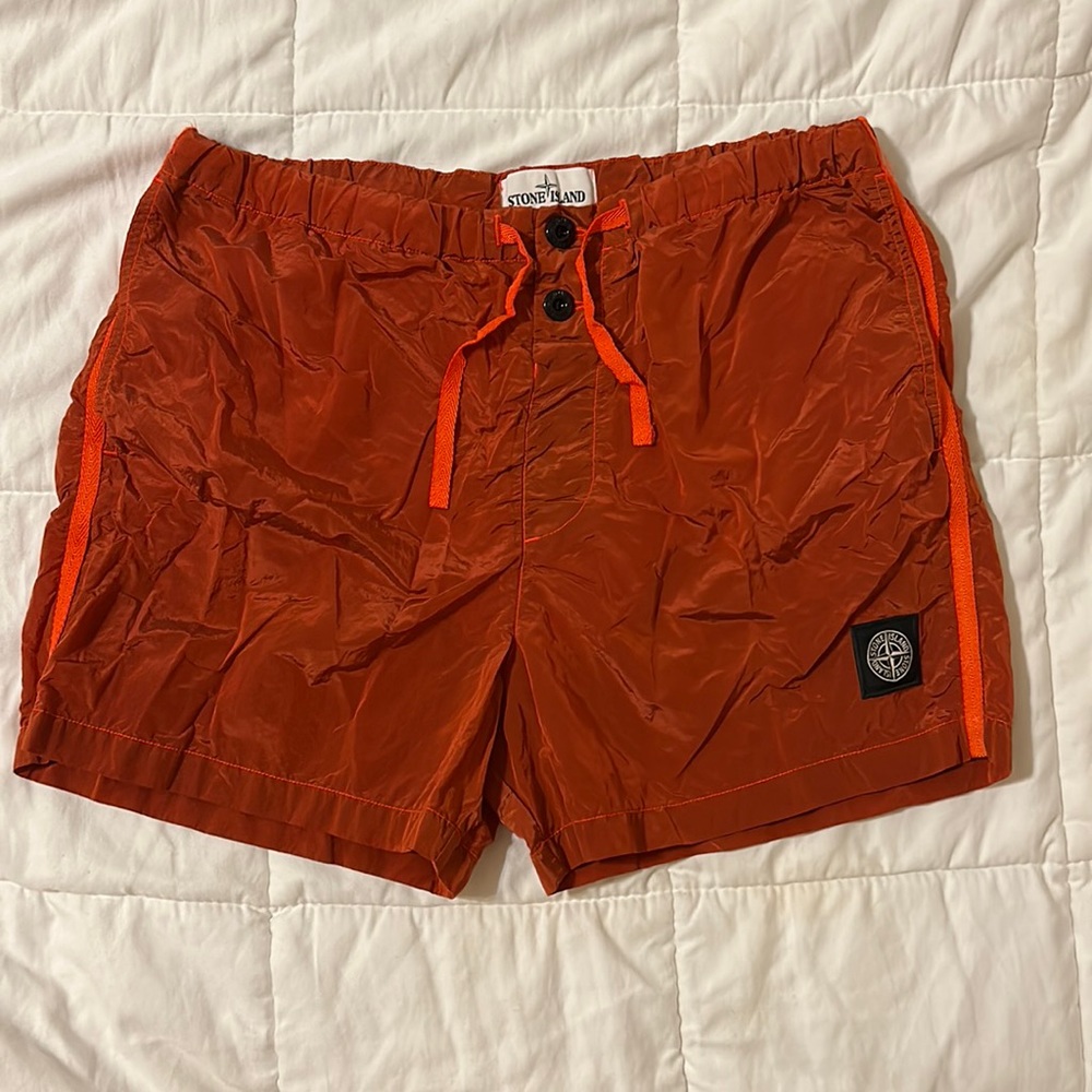 Stone Island nylon shorts